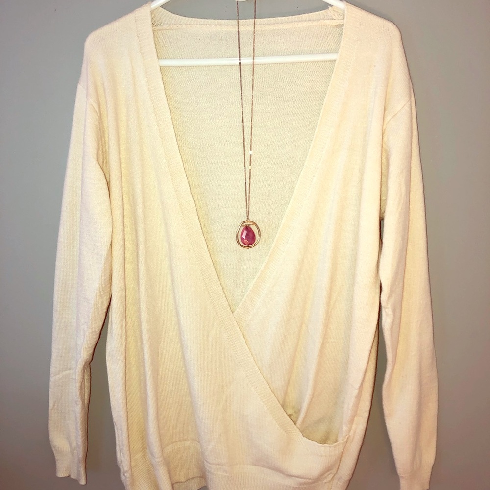 Cream sweater, never worn